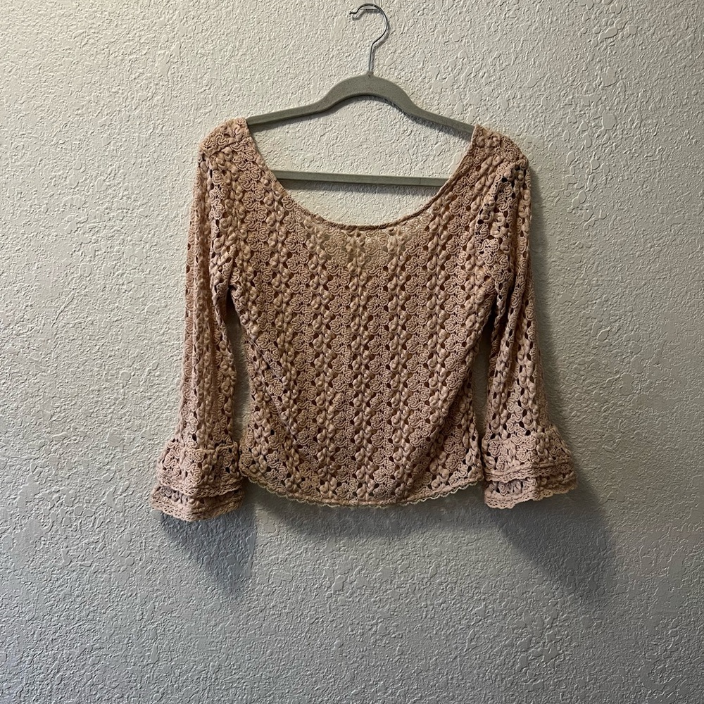 Free People Crochet Lace Top - Picture 4 of 8